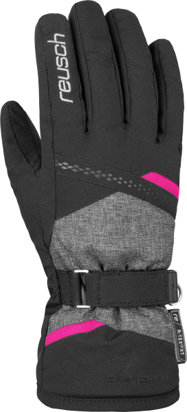 Reusch Hannah R-TEX® XT  6031213 7771 black grey pink front